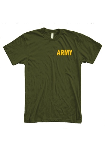 MRL Prints green Pocket Army T-Shirt Frontliner 72E4BAA5E9B297GS_1