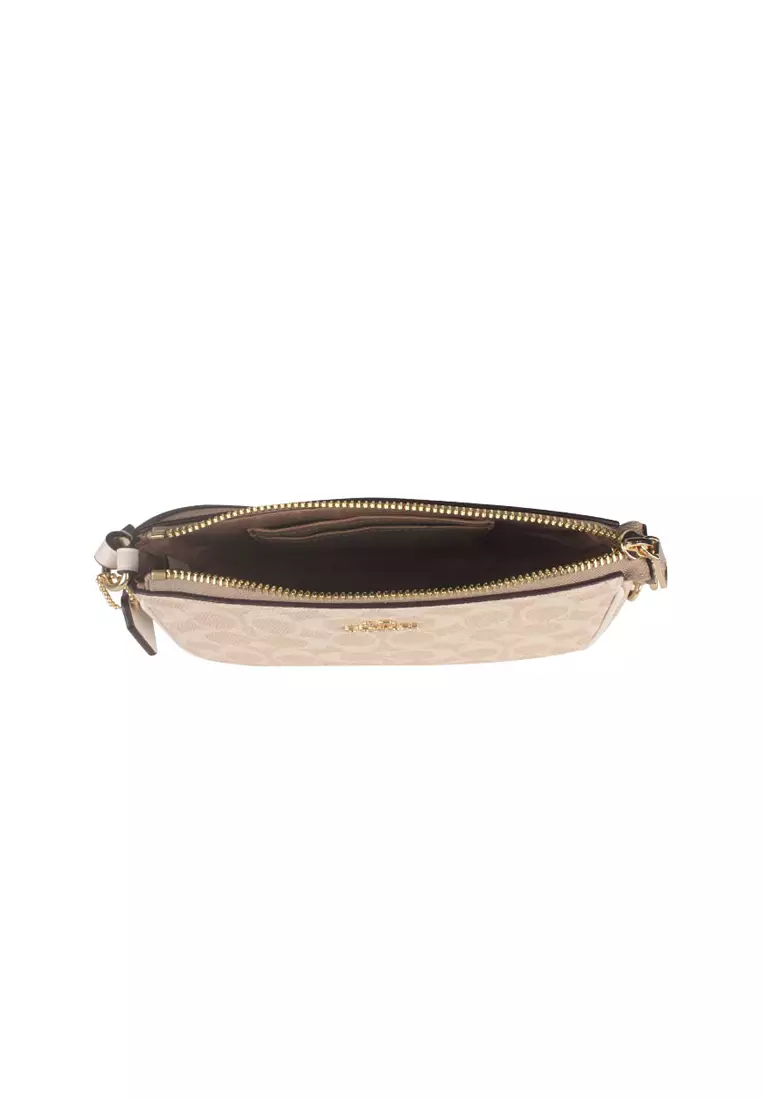 Nolita 19 Shoulder Bag In Signature Canvas Sand Chalk CW426