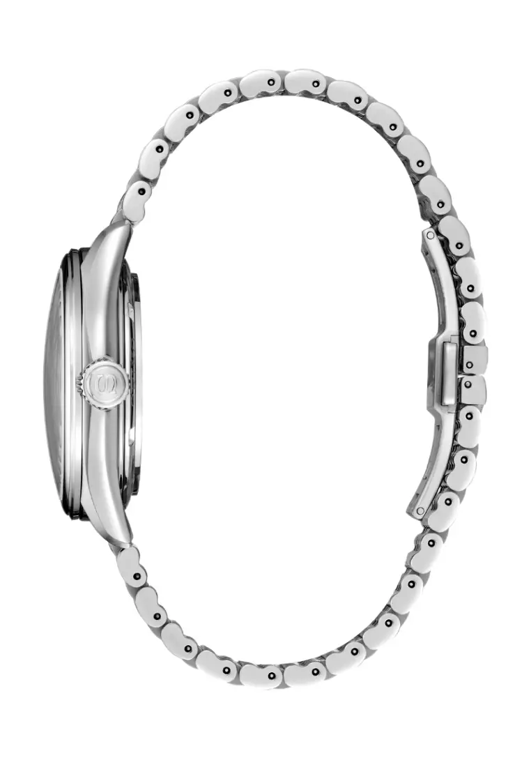 精工 Presage 經典系列半鏤空「Shiroiro」鏤空設計不鏽鋼錶帶自動手錶 SPB469J1