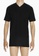 HOM black Hilary T-Shirt V Neck 967CBUS41AE309GS_2