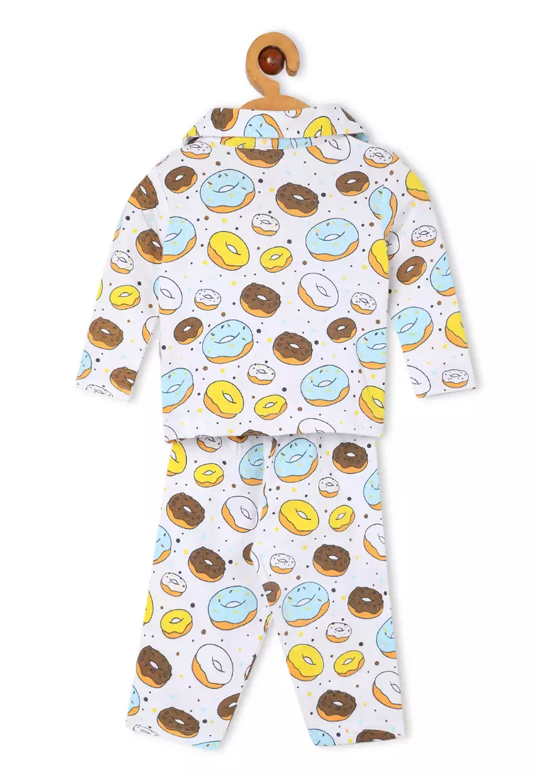 Baby And Kids Pajama Nightsuit Set - Sweet like a Doughnut