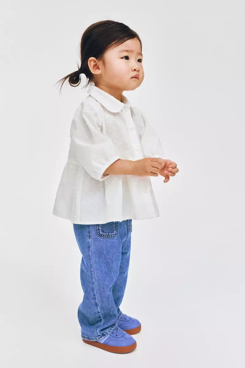 Cotton plumeti blouse