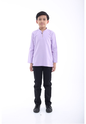 Amar Amran purple Kurta Azhar Kids F56CAKABA448E9GS_1