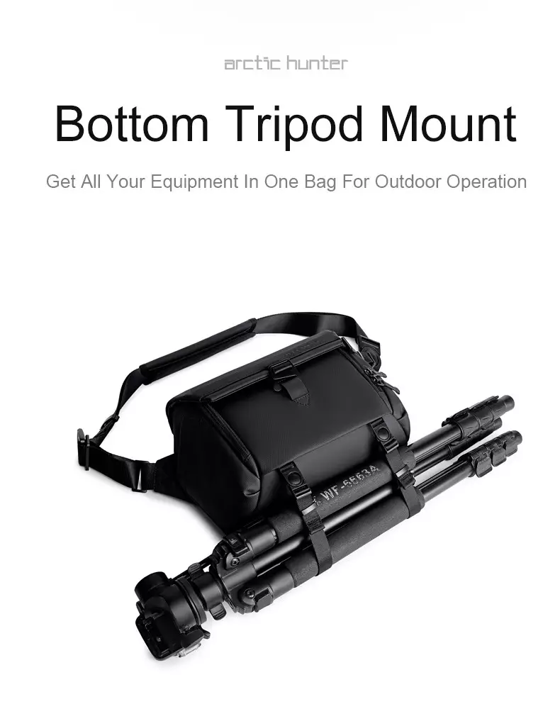 Arctic Hunter K00576 Shoulder Bag Camera Tas Kamera Lensa Tas Selempang- GREY