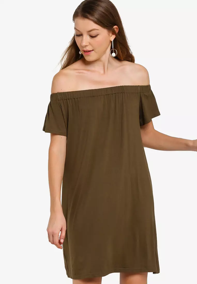 Zalora off shoulder on sale dress
