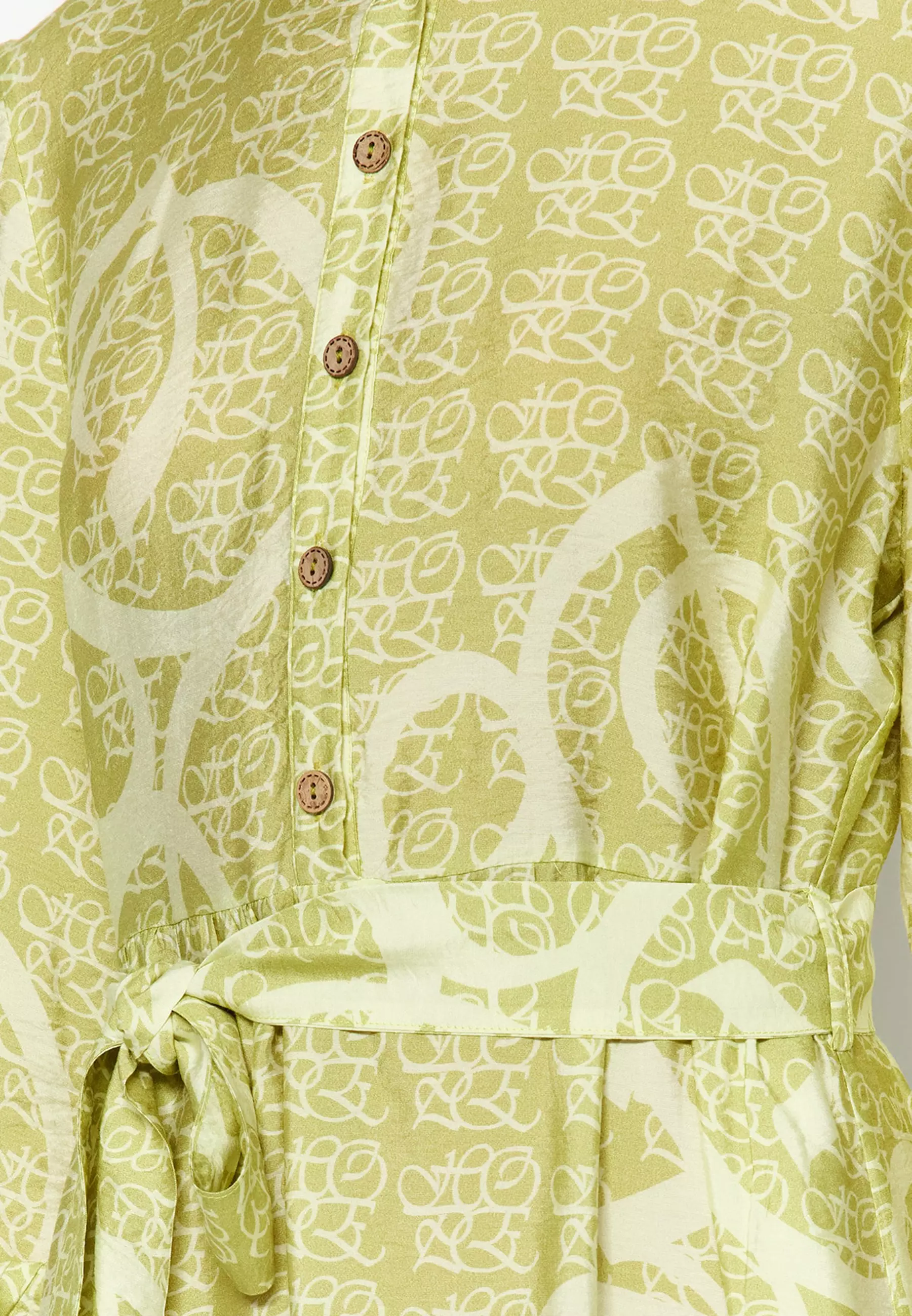 Printed Ruffled Dress