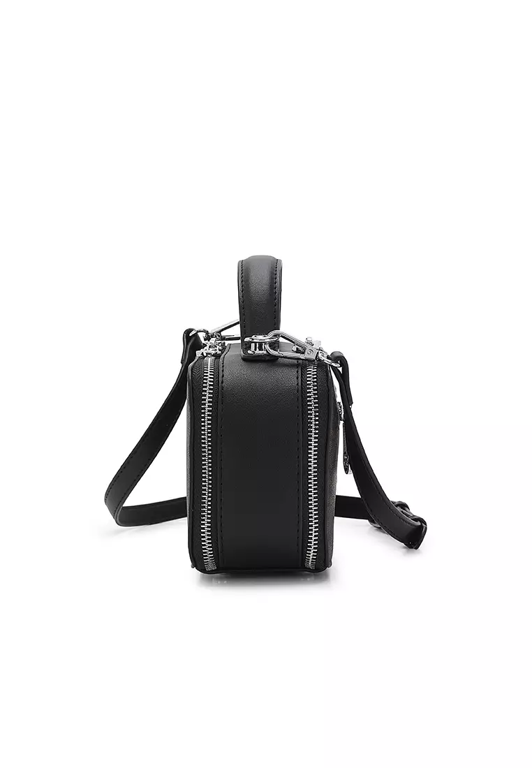 Women's Top Handle Bag / Sling Bag / Crossbody Bag / Shoulder Bag (Tas Tangan Wanita / Tas Selempang Wanita / Tas Bahu Wanita) - Hitam