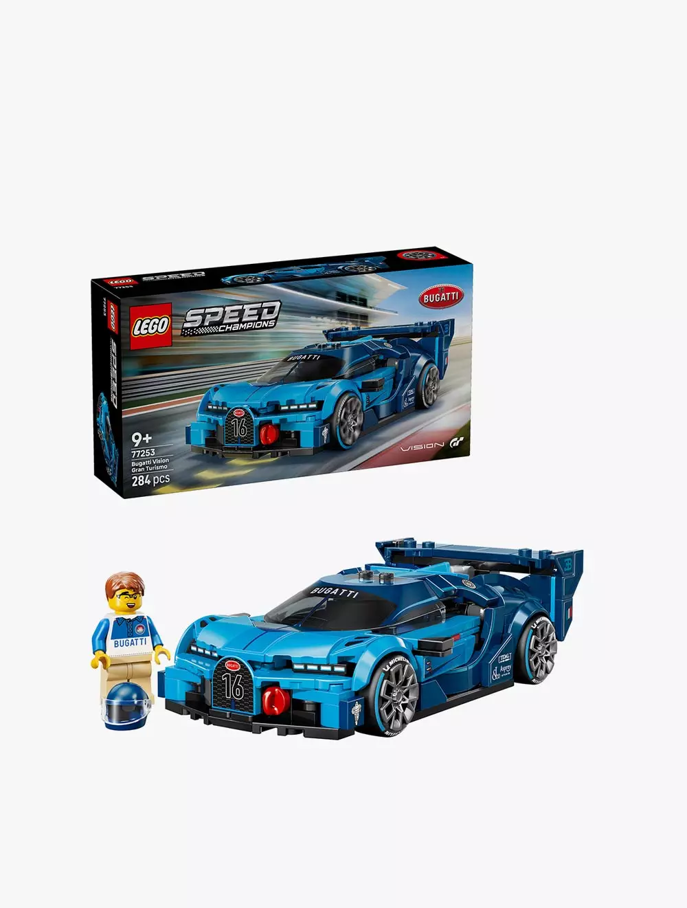 LEGO® Speed Champions Bugatti Vision GT Hyper Sports Car - 77253