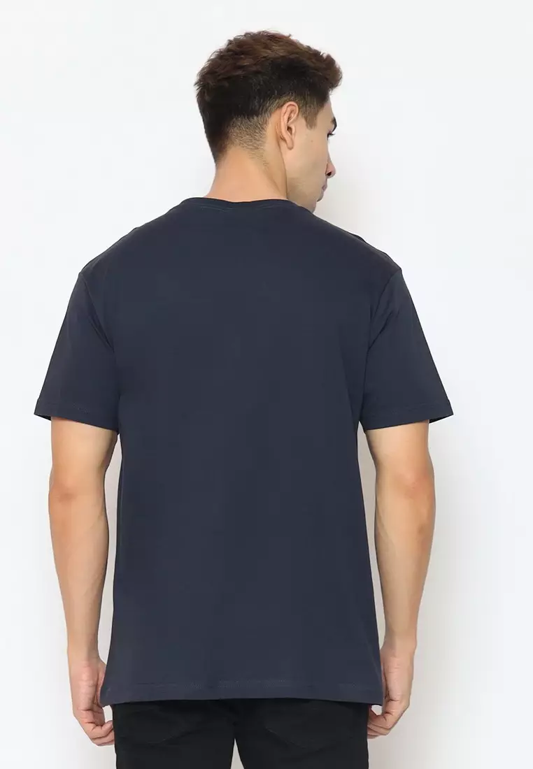 POLICE T-Shirt Cotton Combed Sablon Raster Pria 2073280461