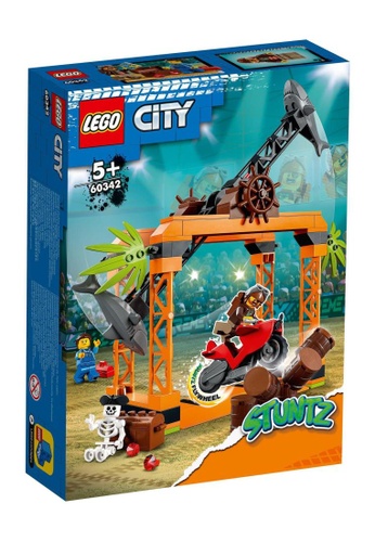 LEGO multi LEGO® City 60342 The Shark Attack Stunt Challenge Building Kit (122 Pieces) 69B57TH0A0E4A0GS_1