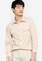 ZALORA BASICS beige Flap Pocket Long Sleeve Shirt AC17FAA5BF1260GS_1