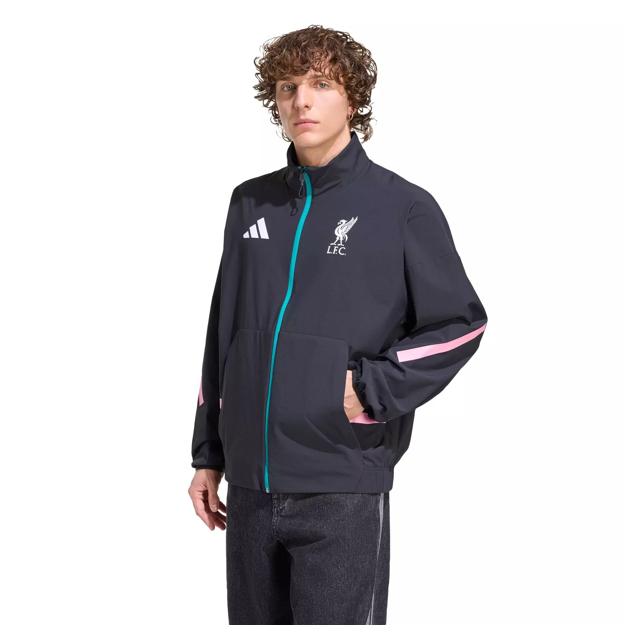 Buy ADIDAS Football Liverpool FC Z.N.E. Anthem Jacket Men Black