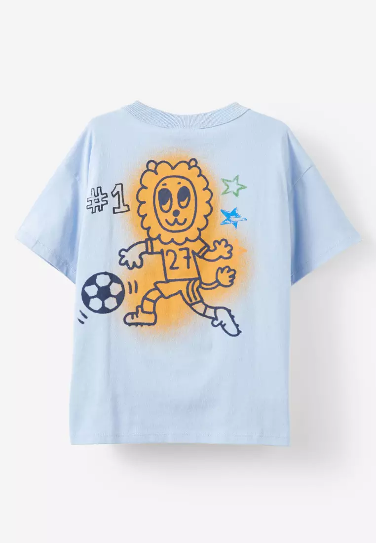 Licensed Drop Shoulder Short Sleeve Tee