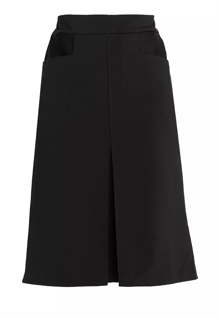 Twinkle Pleated A-Line Skirt With Pockets