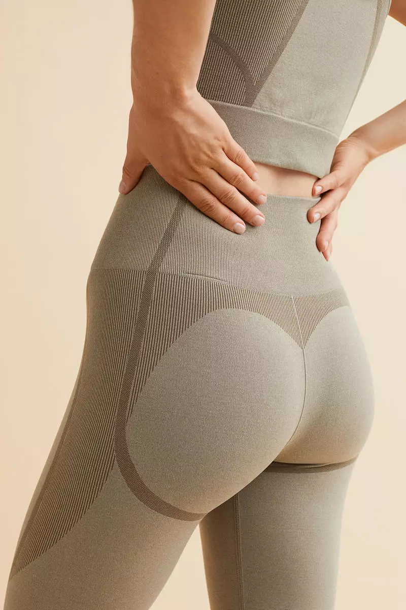 H&M DryMove™ Wrapover-waist Sports Leggings
