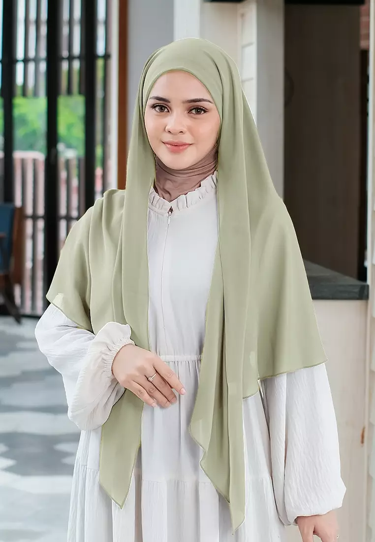 HIJAB INSTAN PAULA - DUSTY SAGE