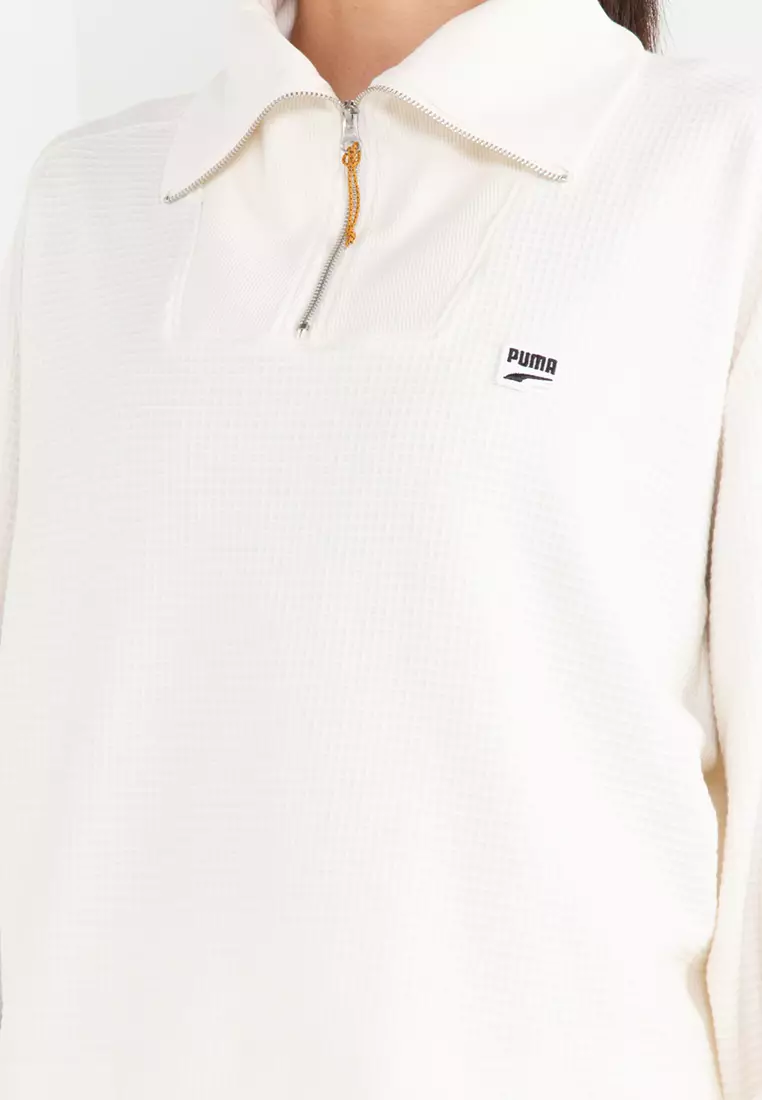 Puma retro half best sale zip hoodie