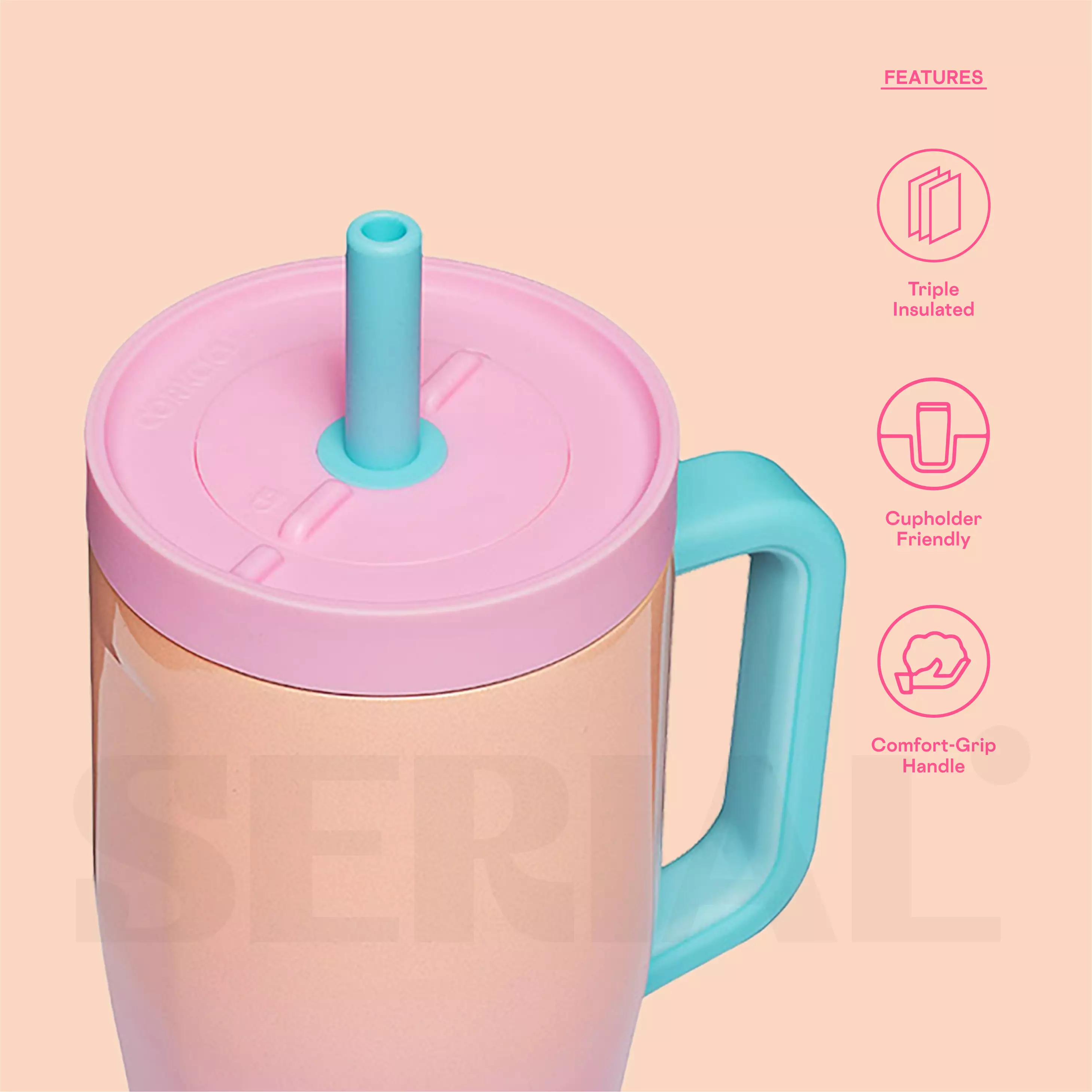 CORKCICLE Leakproof Cruiser 22oz - Ombre Lover