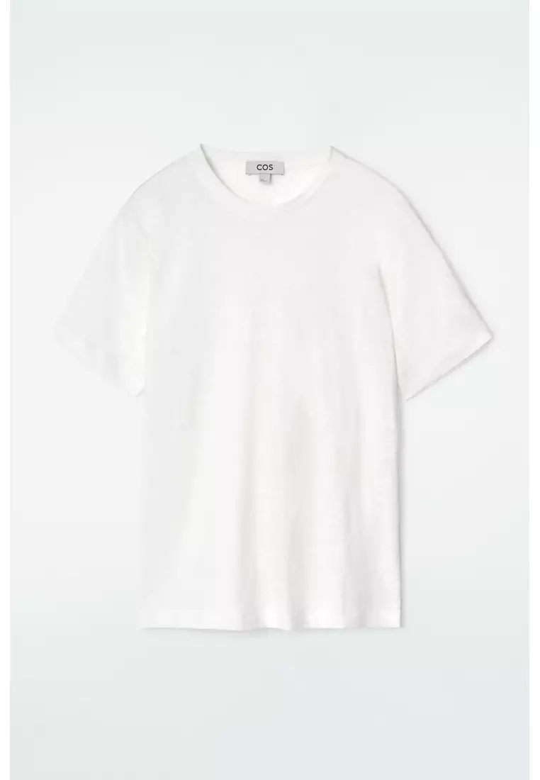 CREW-NECK LINEN T-SHIRT