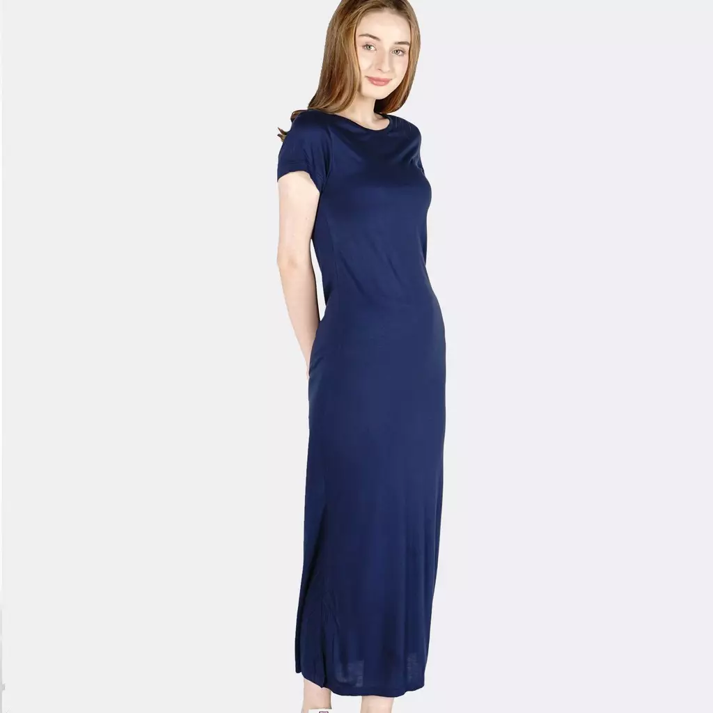 Dress Lengan Pendek Chicory Navy