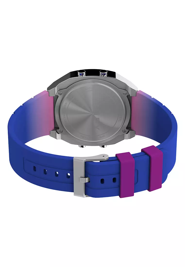 Timex Timex 80 Purple Resin Digital Digital Unisex Watch TW2V74600