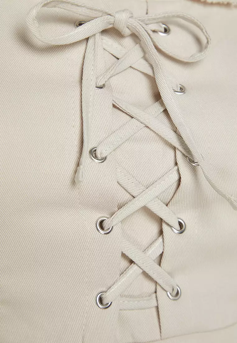 Lace-Up Detailed Dress