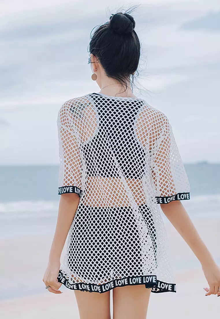 LYCKA BC6152 Lady Beachwear Bikini Coverup White 2024 Buy LYCKA Online ZALORA Hong Kong