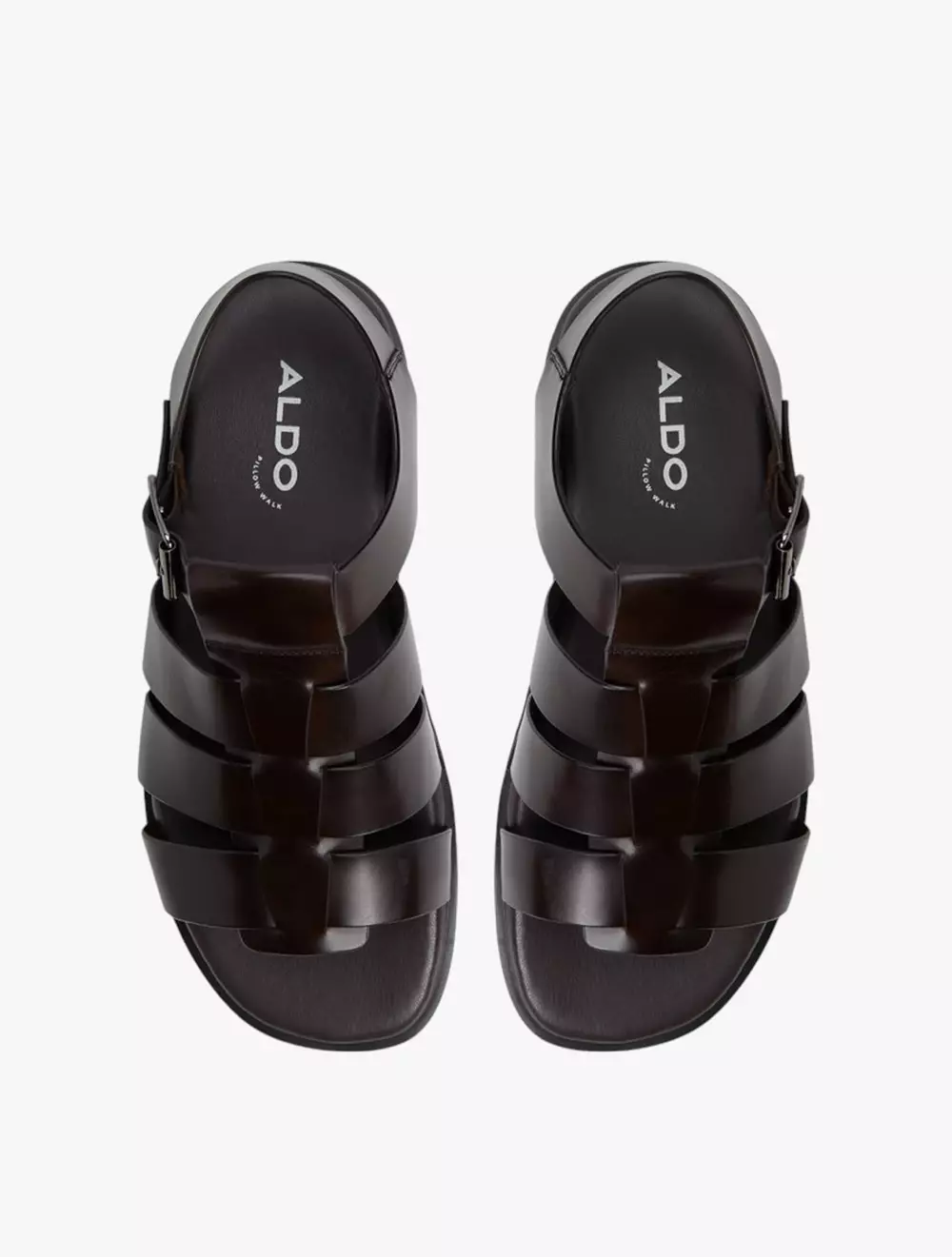 ALDO Darby Men's Flat Sandals - Dark Brown