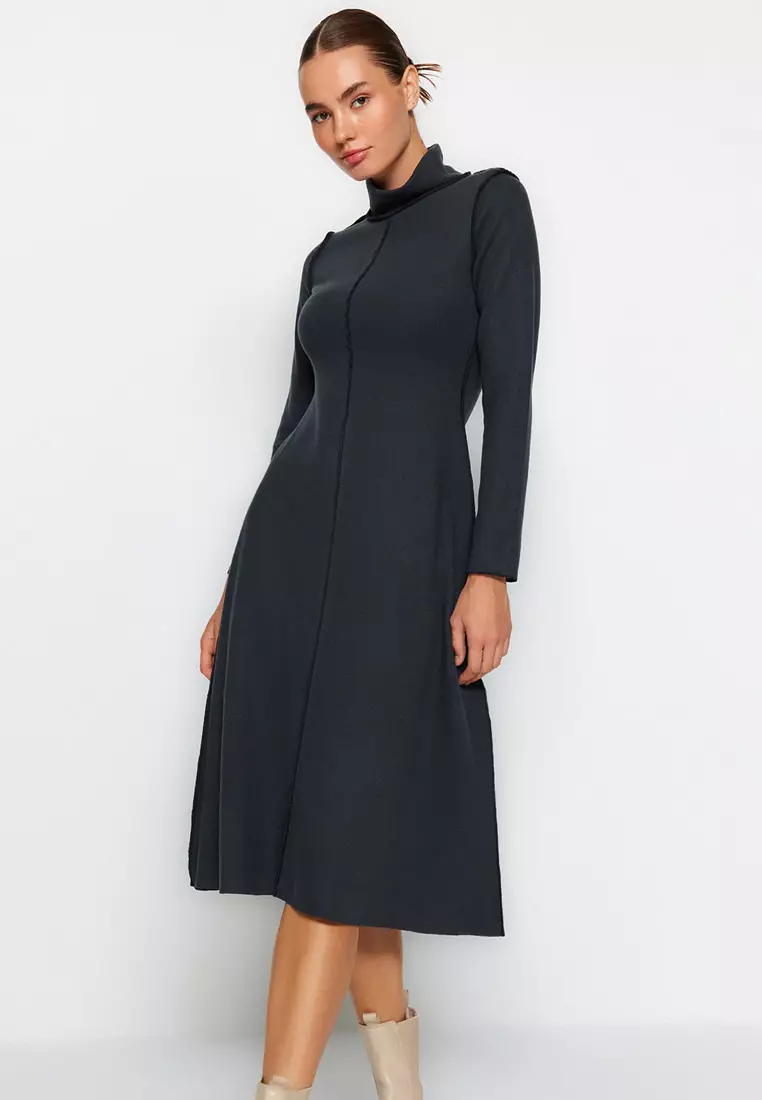 Stitching A-Line Dress