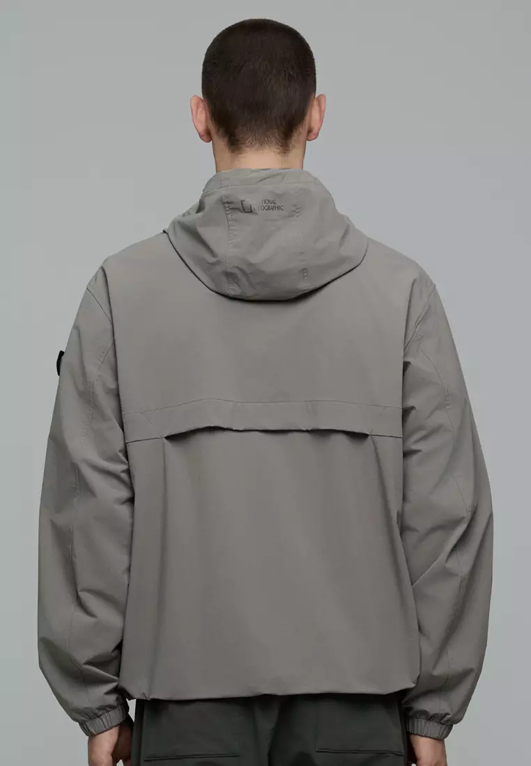 Unisex ARCHELON Woven Stretch Hooded Zip-Up Jacket