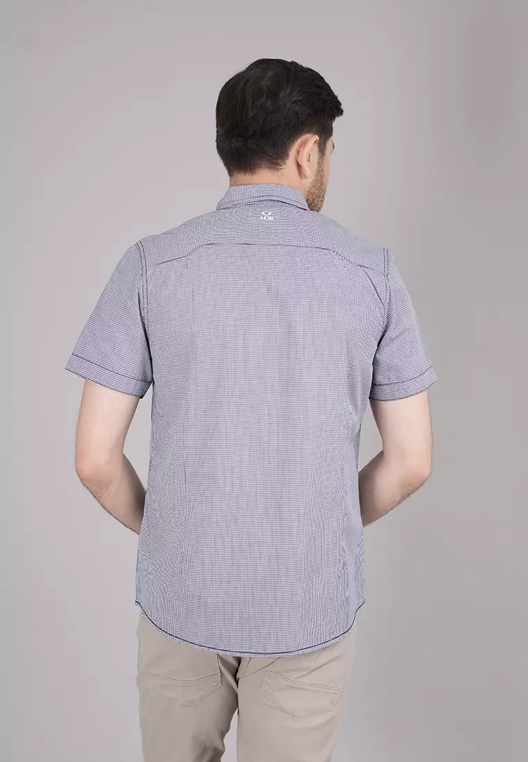 LGS - Slim Fit - Rokka Collection - Kemeja Casual Pria - Motif Kotalk - Plaid Shirt - Multi - JSH