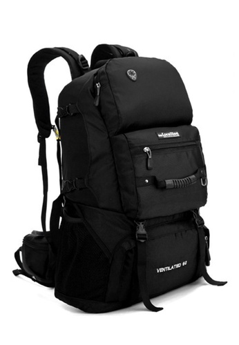 Buy Local Lion Local Lion Outdoor Camping Hiking Backpack Ventilated 60l 124 Black Online Zalora Malaysia