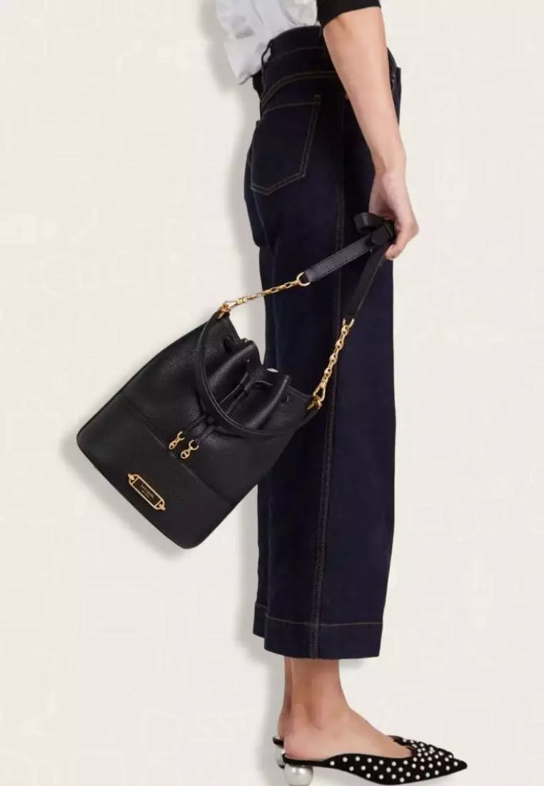 Kate Spade Gramercy Medium Bucket Bag Black