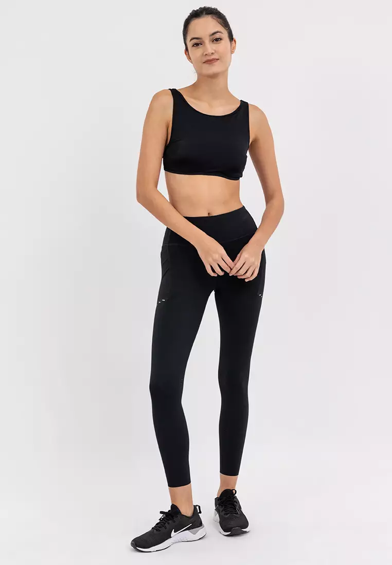Swift High-Waisted 7/8 Running Leggings with Pockets