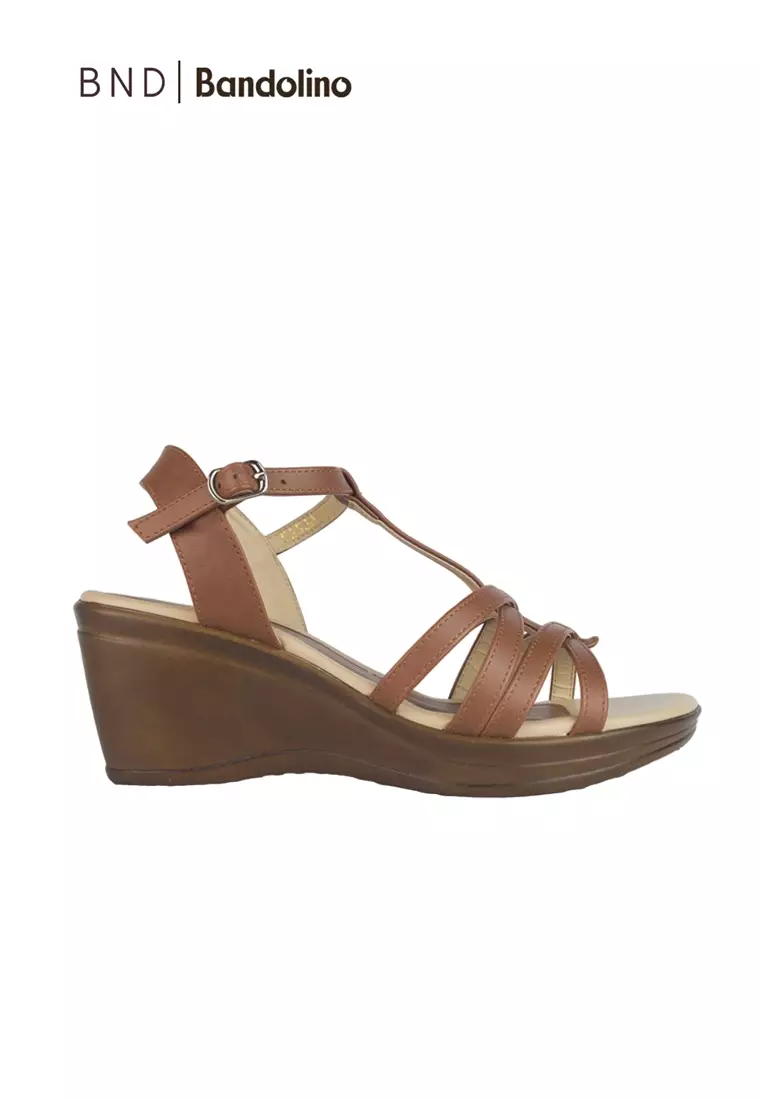 Discount on BND  shoes - SKU: BND - Bandolino Stella Wedges 52530 Tan