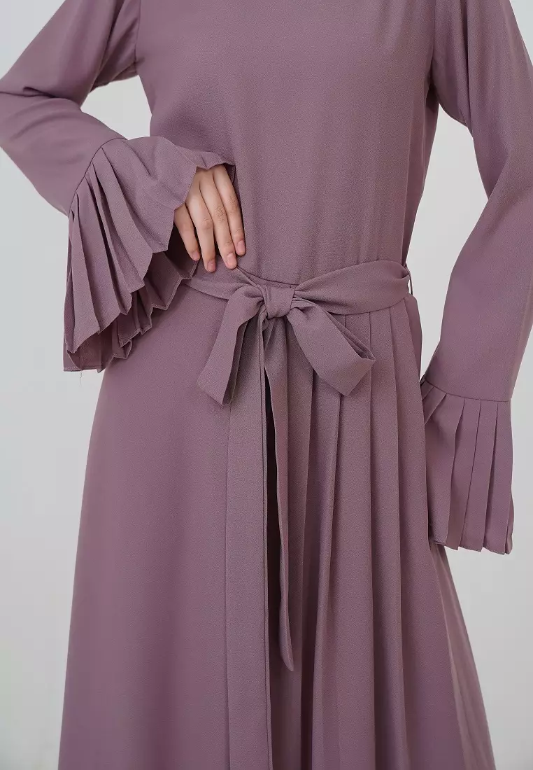 Ilona Midi Dress Dusty Purple