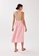 Love, Bonito pink Mollie Ruched Linen Midaxi Skirt ECA86AA4D4DB83GS_4