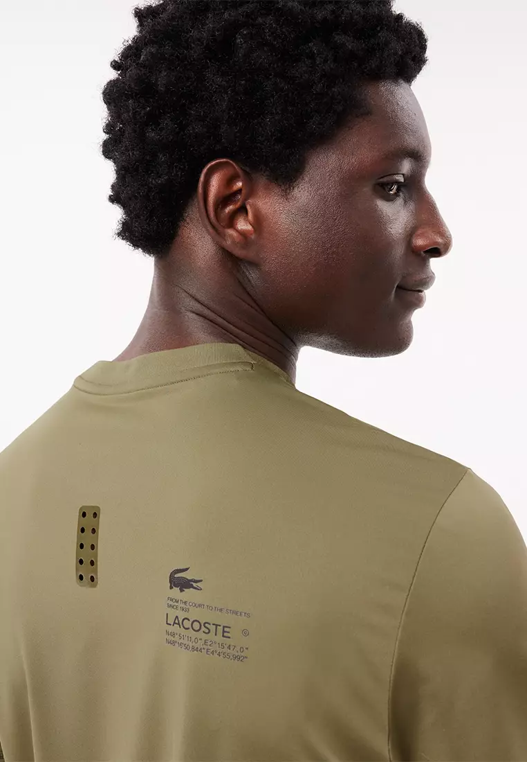 Men’s LacSport Slim Fit Stretch Jersey T-shirt