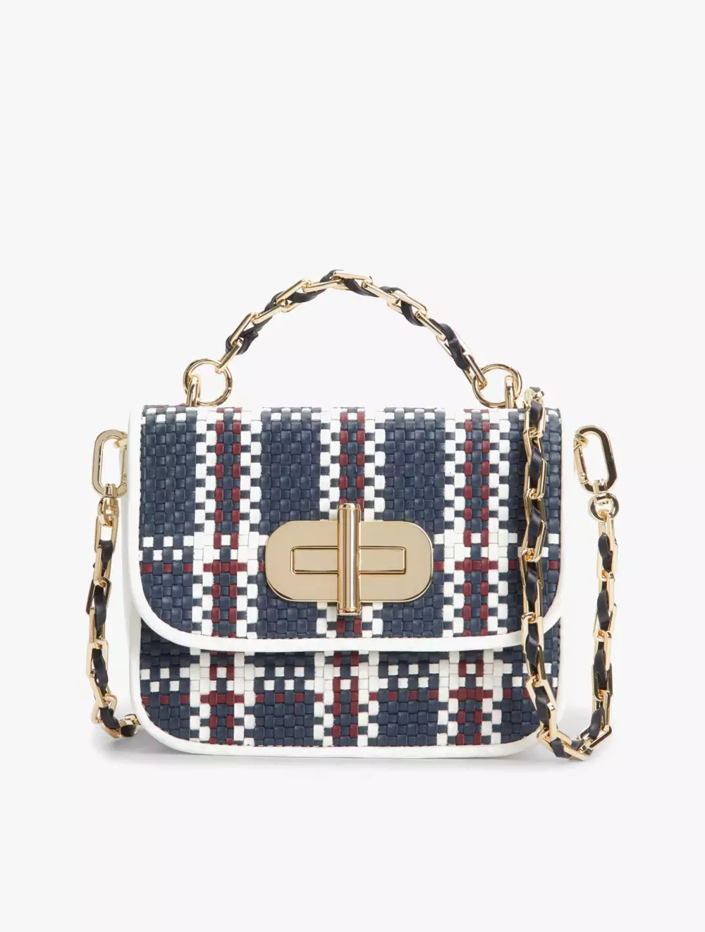 Jual Tommy Hilfiger TOMMY HILFIGER TURN LOCK WOVEN LEATHER CROSSOVER