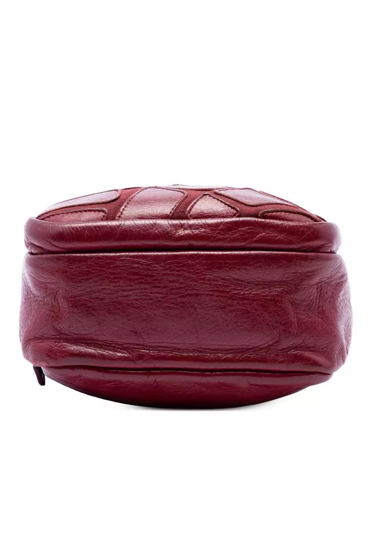 Pre-Loved Chanel Cc Jersey And Lambskin Scale Camera Bag
