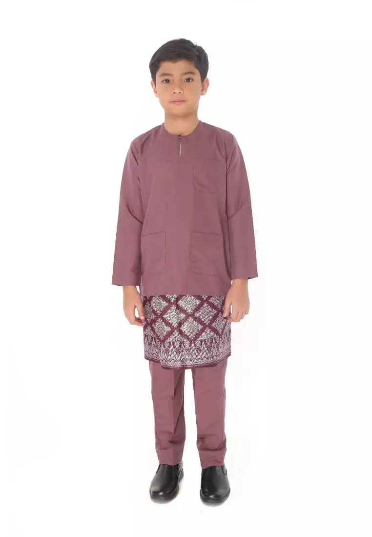 Baju Melayu Moden Teluk Belanga For Kids