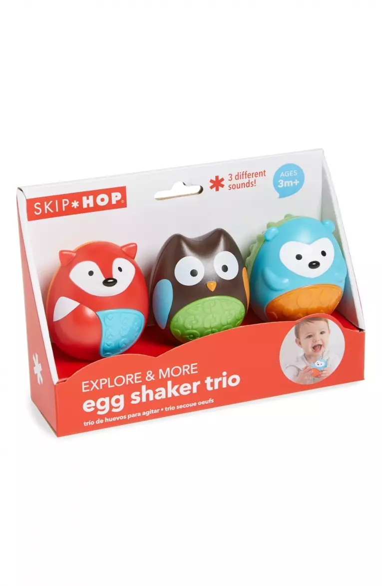 Skip Hop Explore And More Egg Shaker Toy Trio Set - Mainan Bayi