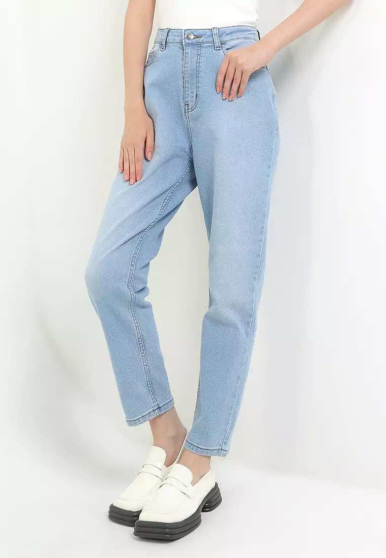Ophelia Mom Fit Denim Pants