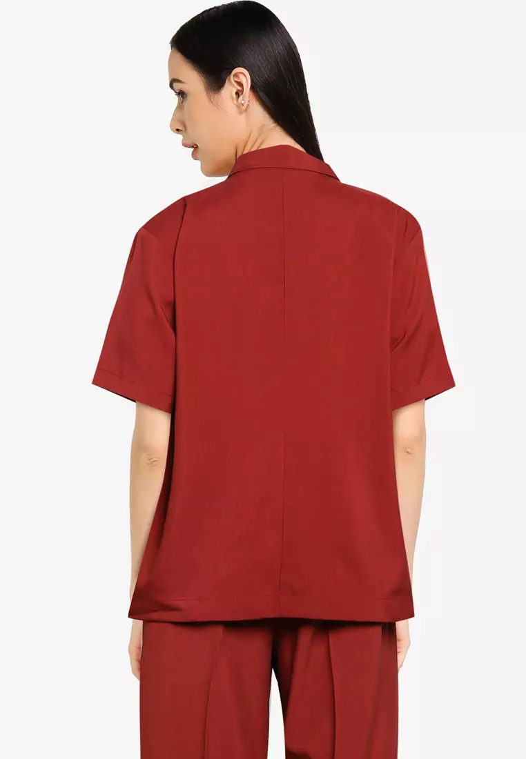 Red short new arrivals sleeve jacket
