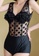 A-IN GIRLS black (2PCS) Sexy Polka Dot Low V One-Piece Swimsuit 77349US86EAB1CGS_8