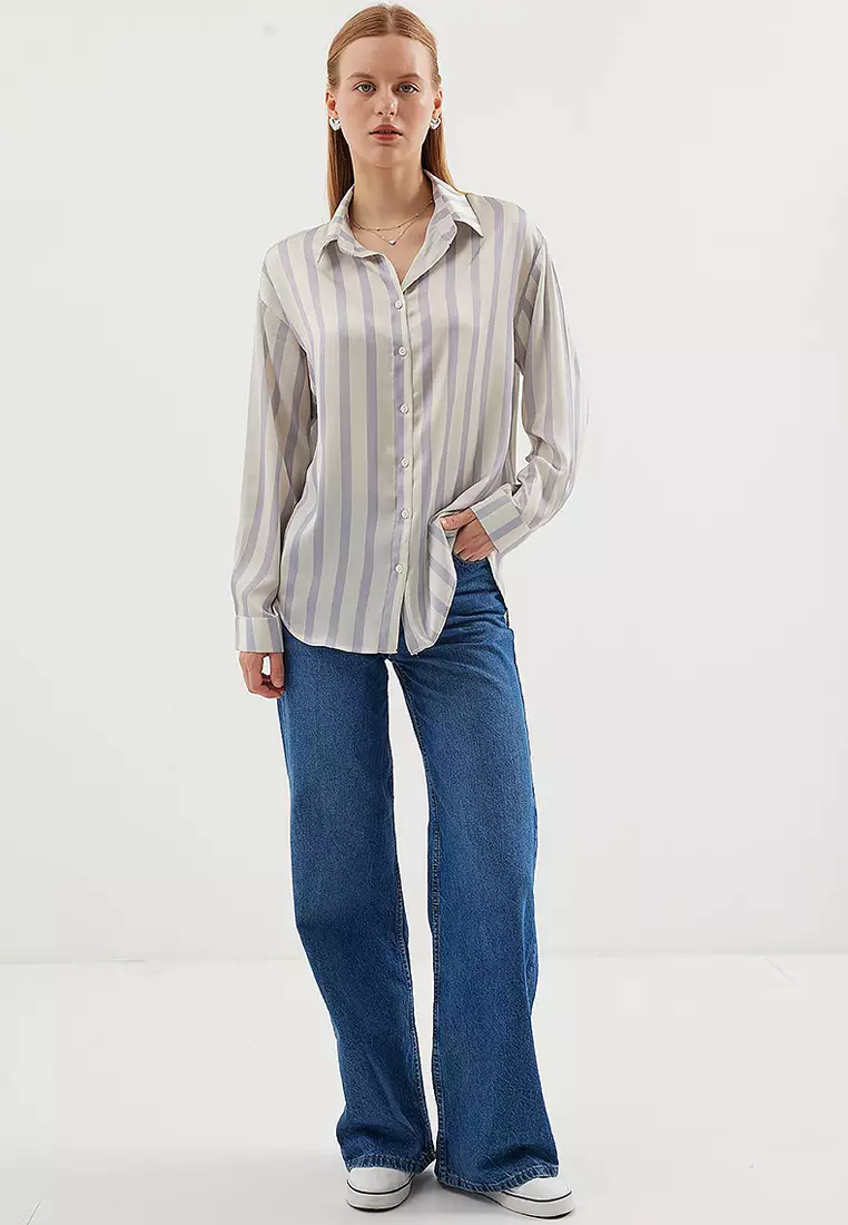 Long Sleeves Collared Shirt
