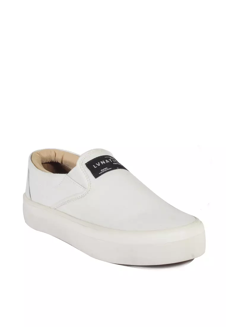 Ghaitsa White SlipOn Shoes
