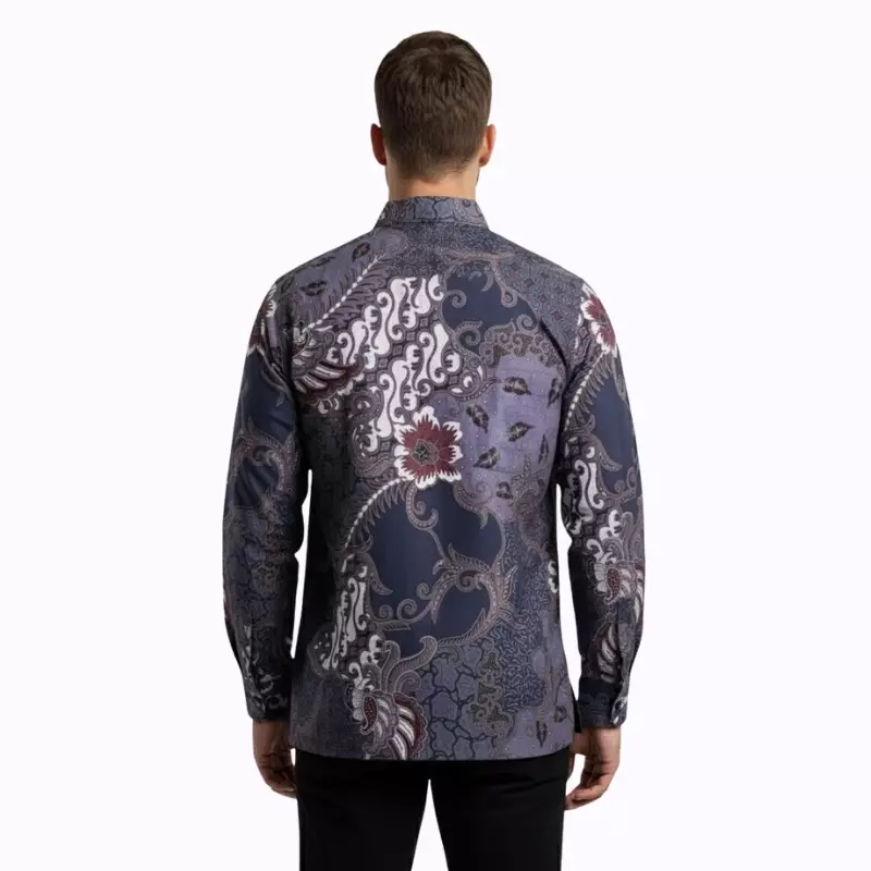 Kemeja Batik Pria - Bhatara Batik Fhirdan - Atasan Kemeja Batik Lengan Panjang