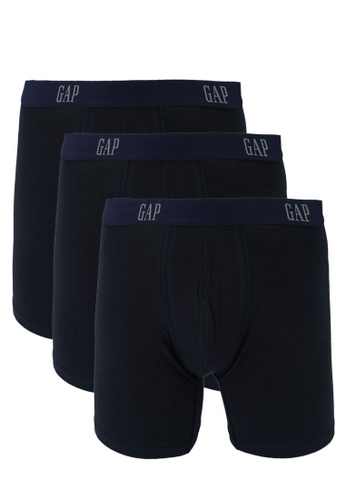 GAP blue and navy 3 Packs Basic Boxer Briefs 3E5F1US820D20BGS_1
