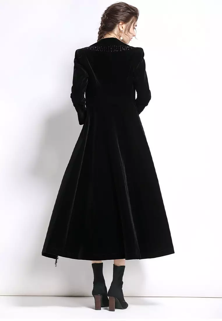 Long discount velvet shoes